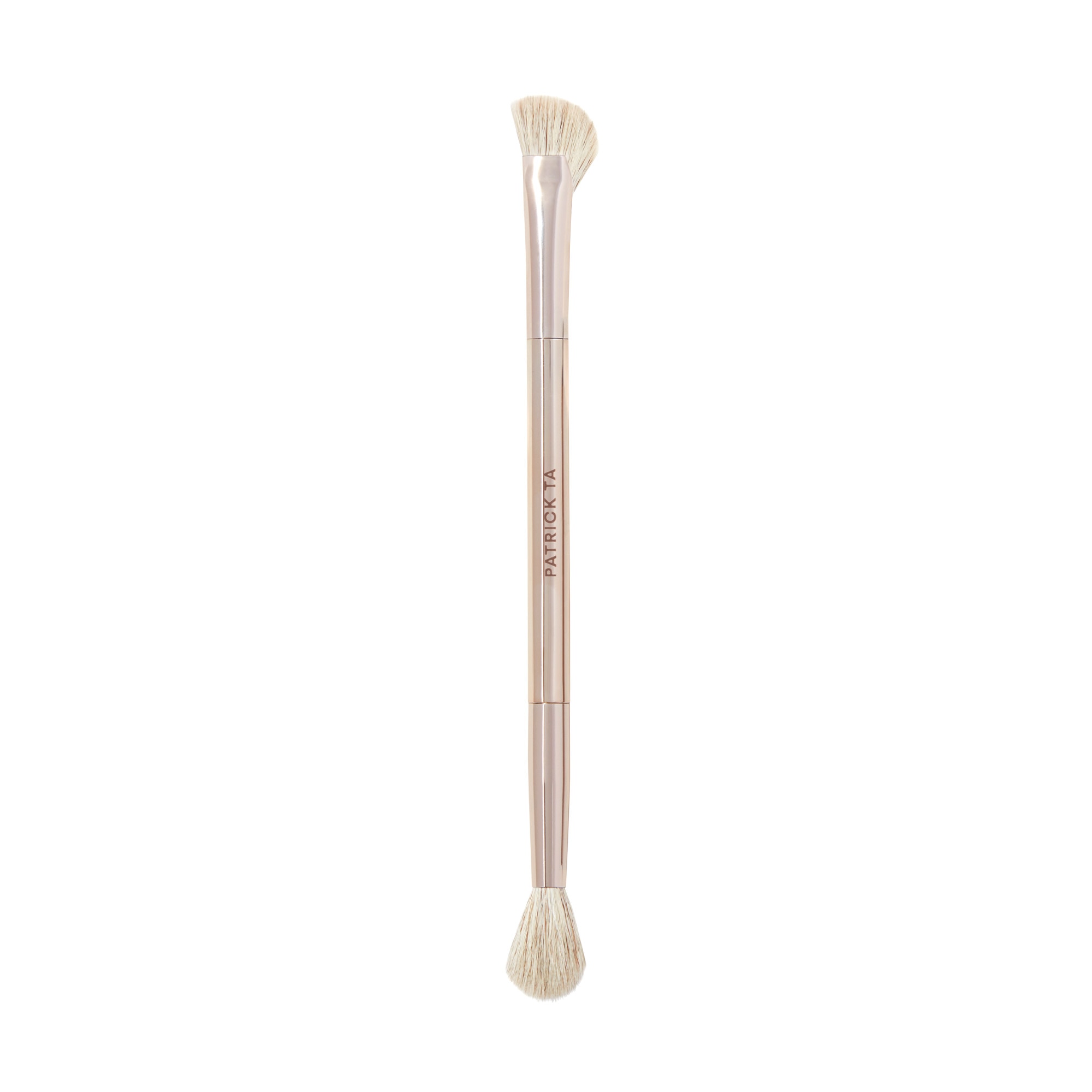 DUAL ENDED PRECISION NOSE CONTOUR BRUSH (BROCHA DE DOBLE PUNTA PARA CREMA Y POLVO)
